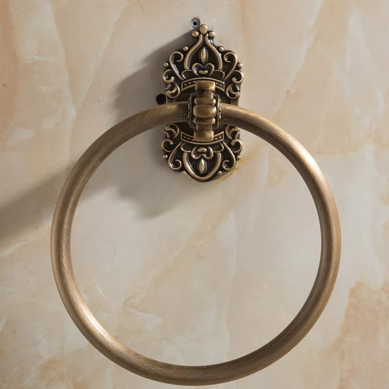 Royal Brass Towel Ring