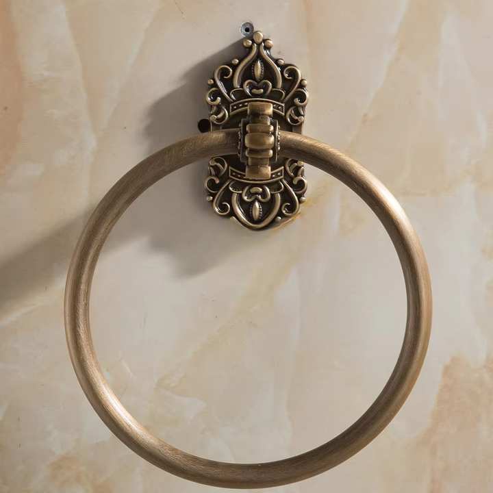 Royal Brass Towel Ring