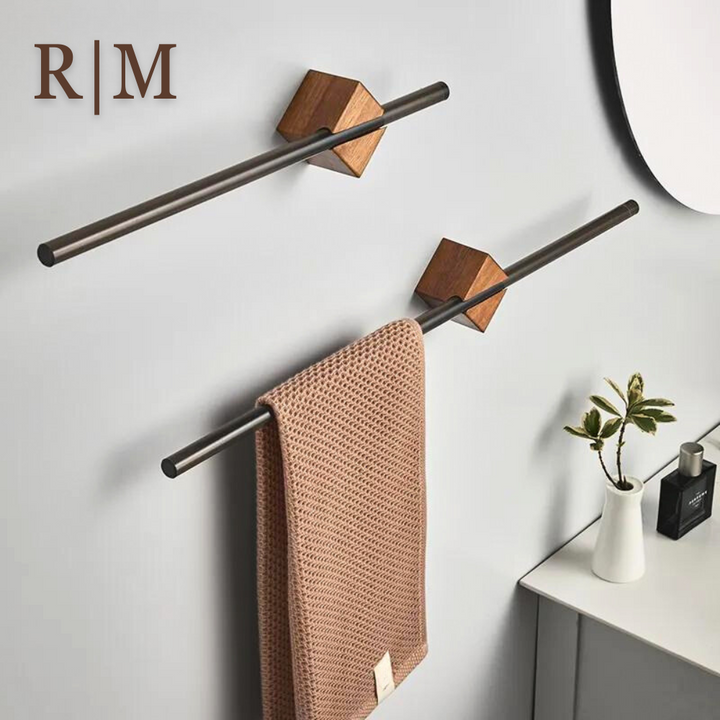 Sliding Towel Rack in Fine Mahogany
