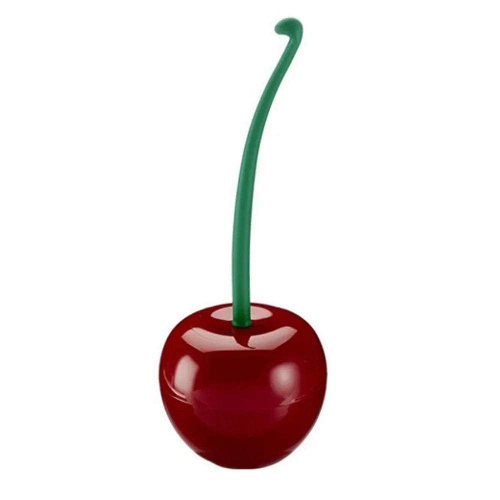 Toilet Brush and Holder Cherry