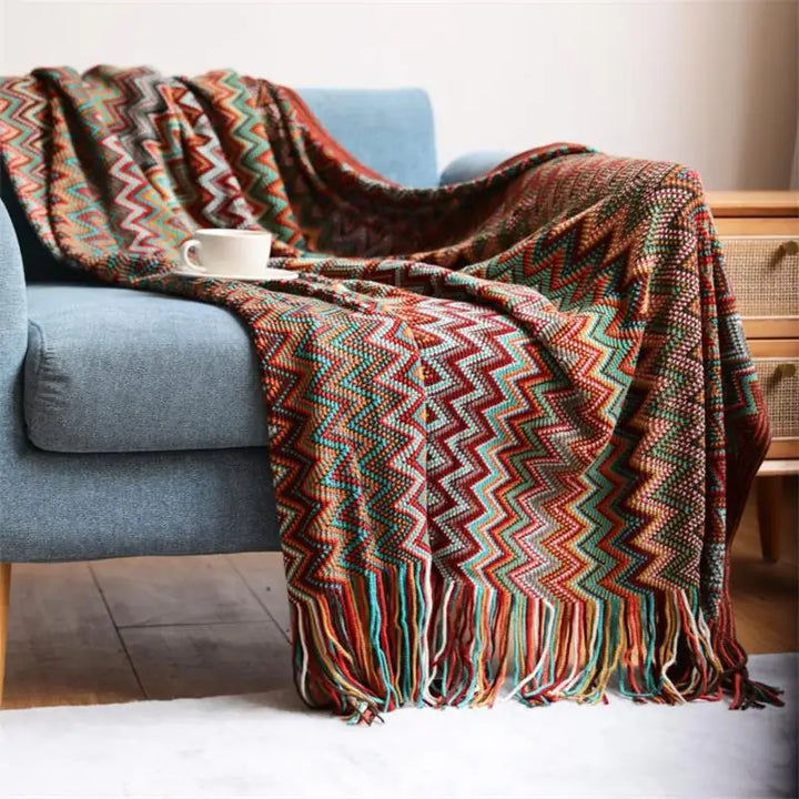 Vibrant Boho Blanket