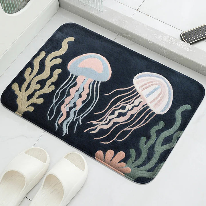 Turtle Design Bath Mat