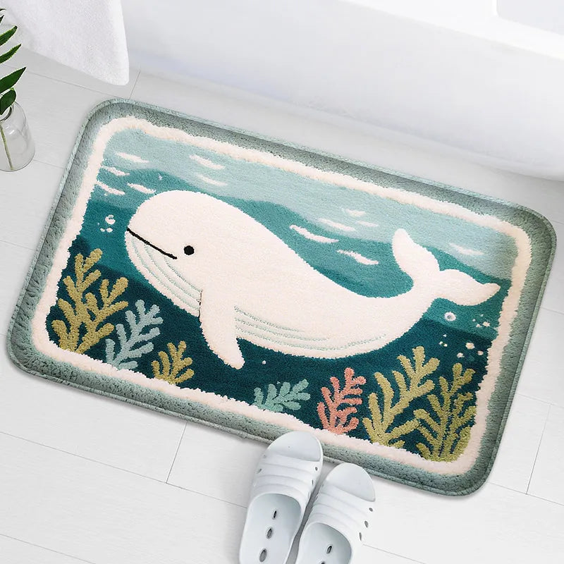 Octopus Pattern Bath Mat
