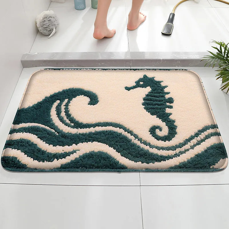 Octopus Pattern Bath Mat