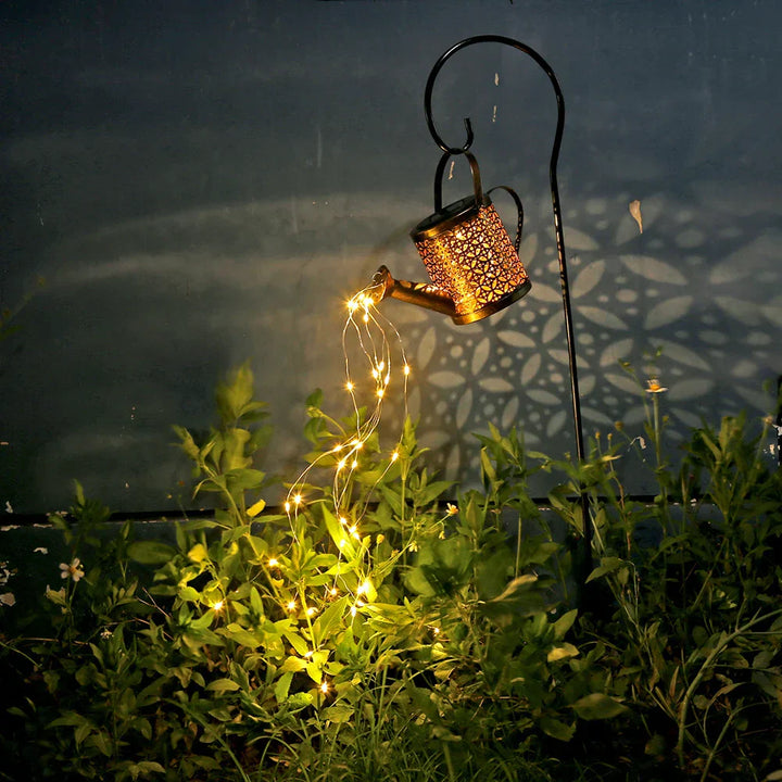 Solar Watering Can Lamp