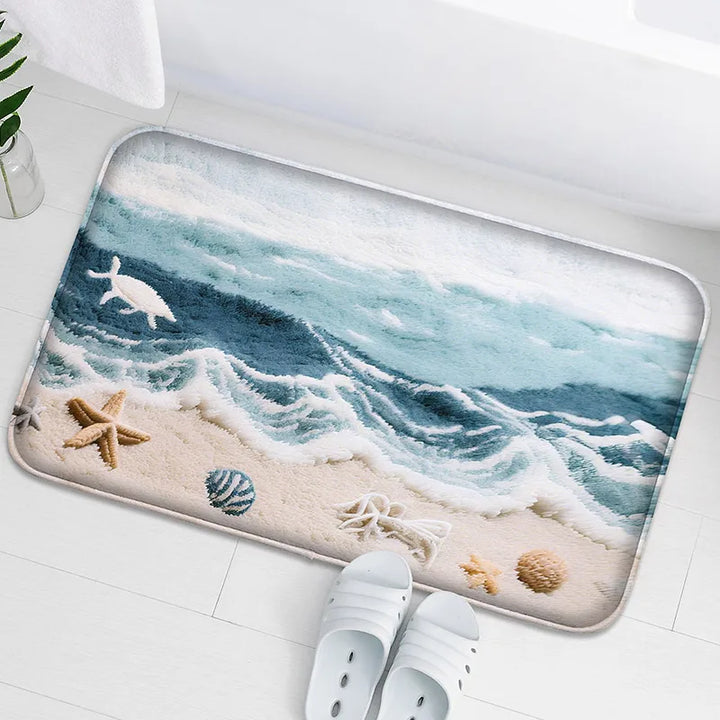 Octopus Pattern Bath Mat