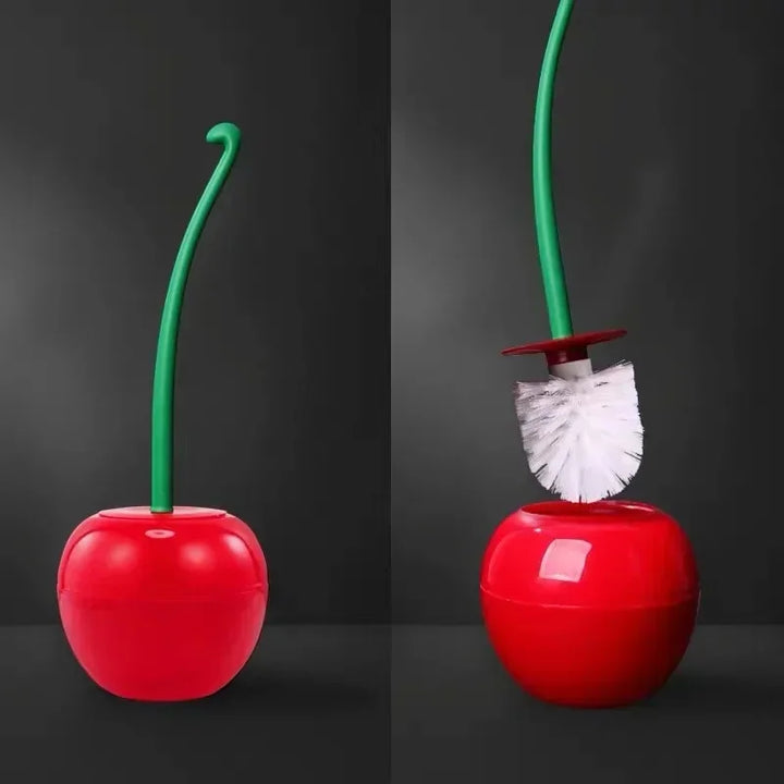 Toilet Brush and Holder Cherry