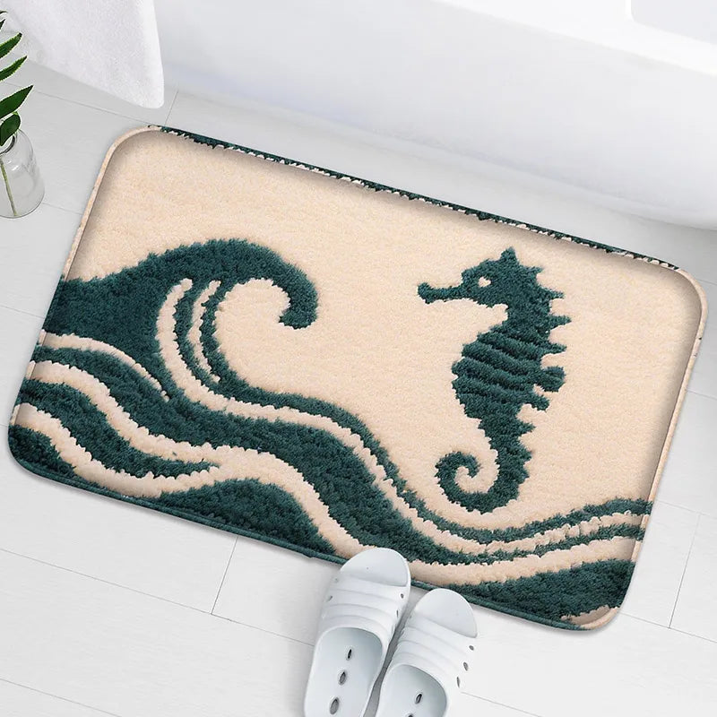 Octopus Pattern Bath Mat