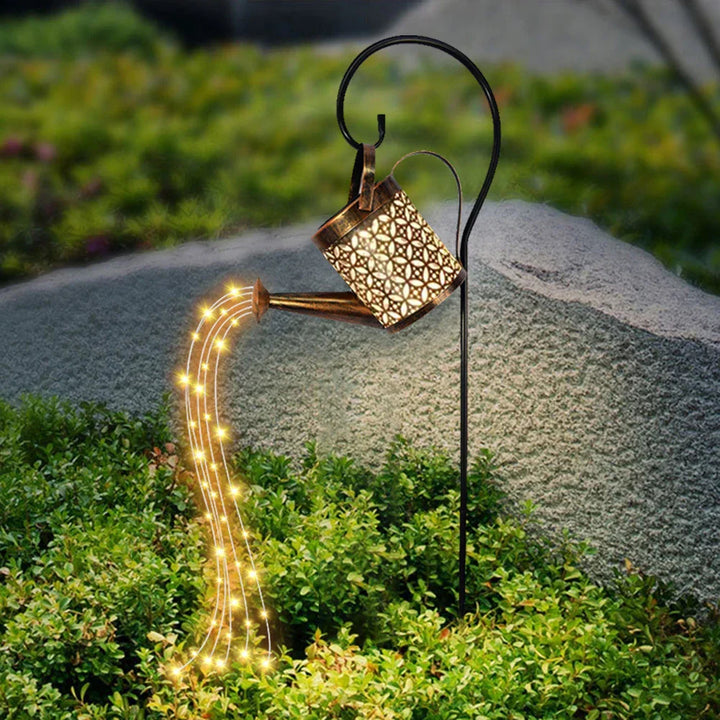 Solar Watering Can Lamp