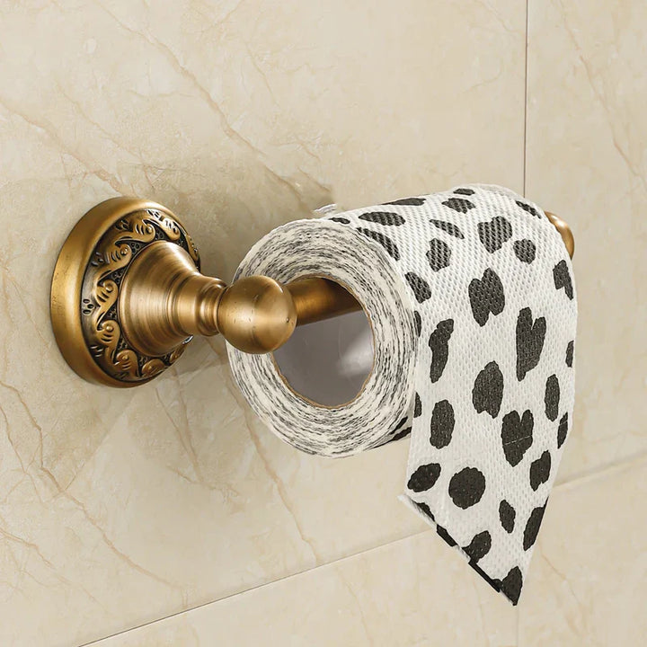 Antique Brass Tissue Holder