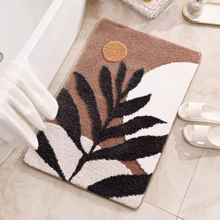 Organic Earth Leaf Bath Mat